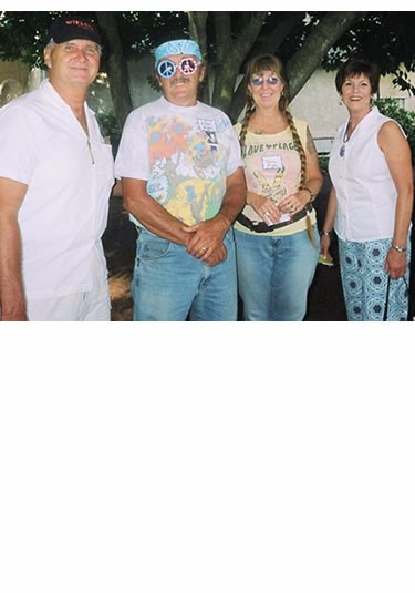 Dennis Thomasik, Glenn Alpha and wife, Ambie Gill