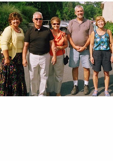 Donna Widdoss, Carol Cramsey and husband, Bill Reece and wife Jean Pychinka Reece