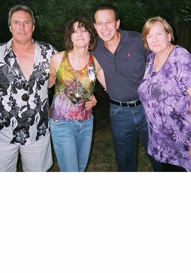 Jim Grim and wife Dana Robinson Grim, David Goodman, Jane Hiester