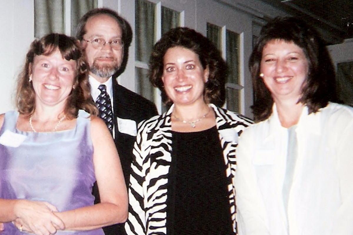 David Kolb and wife, JoAnne Kushner and Holly Sweigart