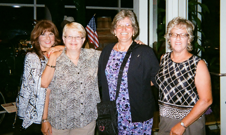 Debbie Reiland, Sue Fisher, Linda Fillman and JoAnn Ciccone.fw