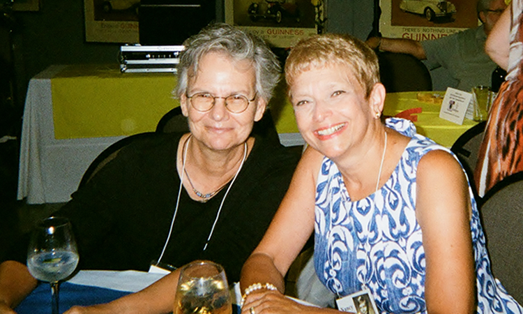 Marlene Mazzuca and Nancy Heinze